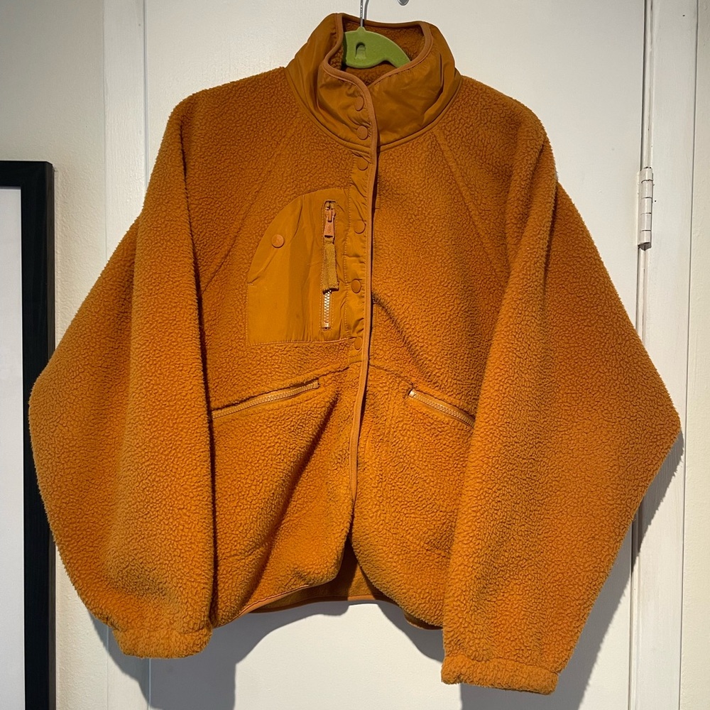 Fp Movement By Free People Orange Jacket - image 1